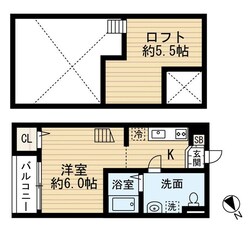 百舌鳥駅 徒歩17分 2階の物件間取画像